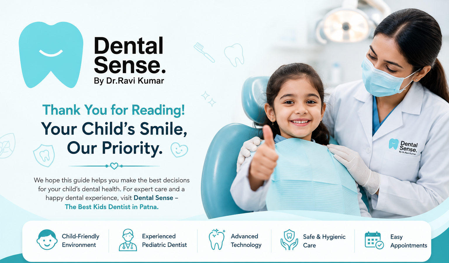 Best Kids Dentist in Patna – Child-Friendly Pediatric Dental Care at Dental Sense