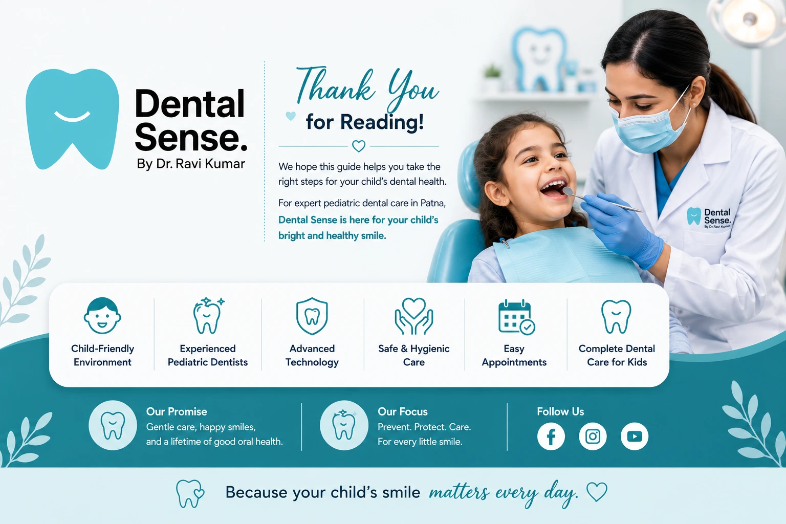 Kids Dentist in Patna: When Should Your Child Visit