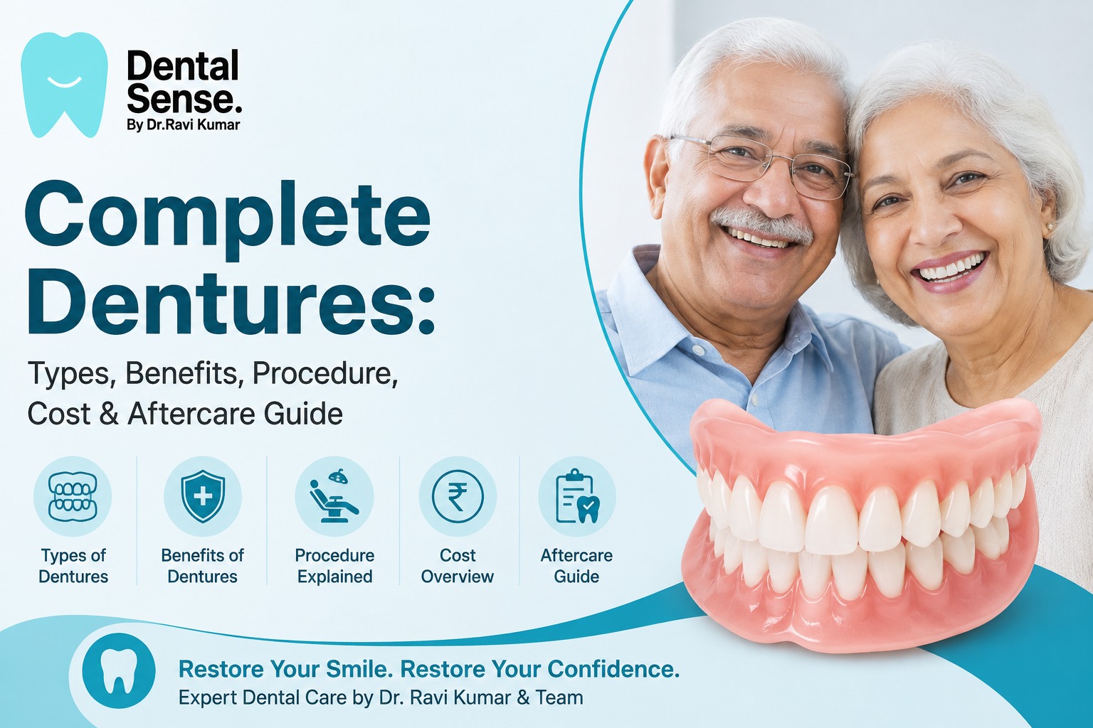 Complete Dentures in Patna Types, Cost, Benefits & Procedure